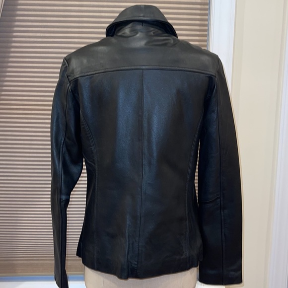 Robert Phillipe Black Genuine Leather Jacket - Picture 3 of 8